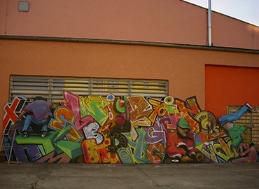 abeceda ve stylu graffiti